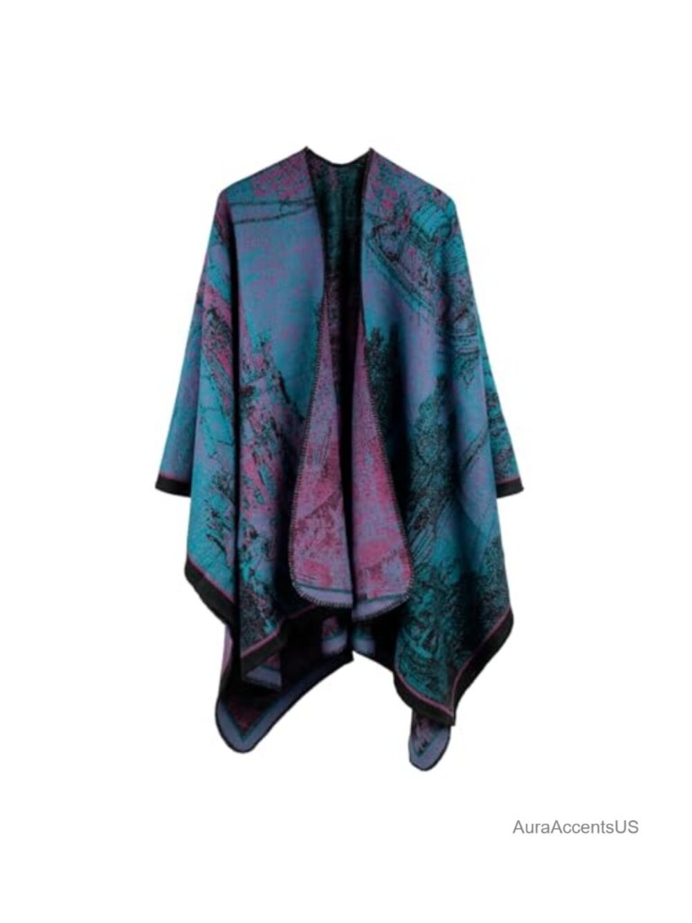 Women's Oversized Pashmina Shawl Wrap Scarf Winter Warm Fleece Blanket